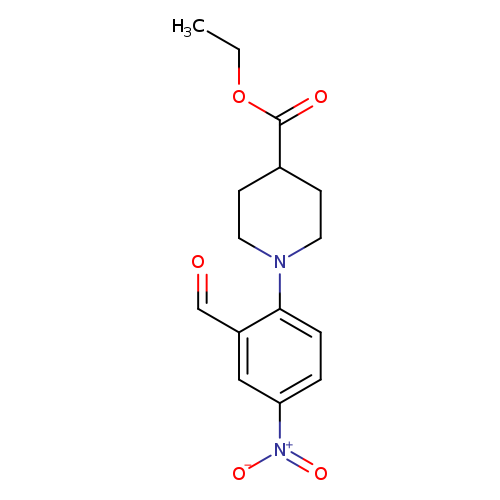 Ethyl 1-(2-formyl-4-nitrophenyl)piperidine-4-carboxylate