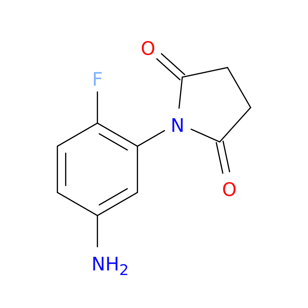 1-(5-amino-2-fluorophenyl)pyrrolidine-2,5-dione