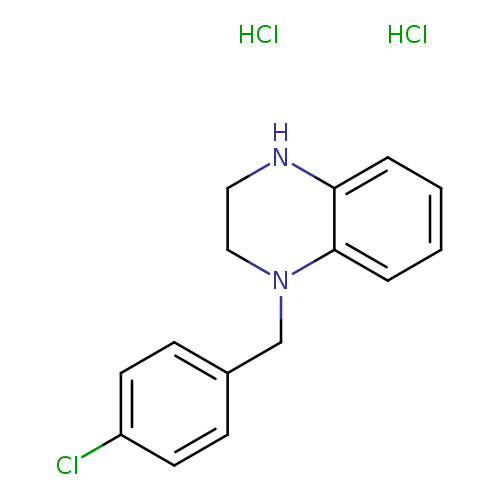 1-[(4-chlorophenyl)methyl]-1,2,3,4-tetrahydroquinoxaline dihydrochloride