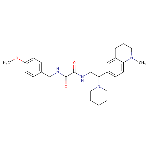 N'-[(4-methoxyphenyl)methyl]-N-[2-(1-methyl-1,2,3,4-tetrahydroquinolin-6-yl)-2-(piperidin-1-yl)ethyl]ethanediamide