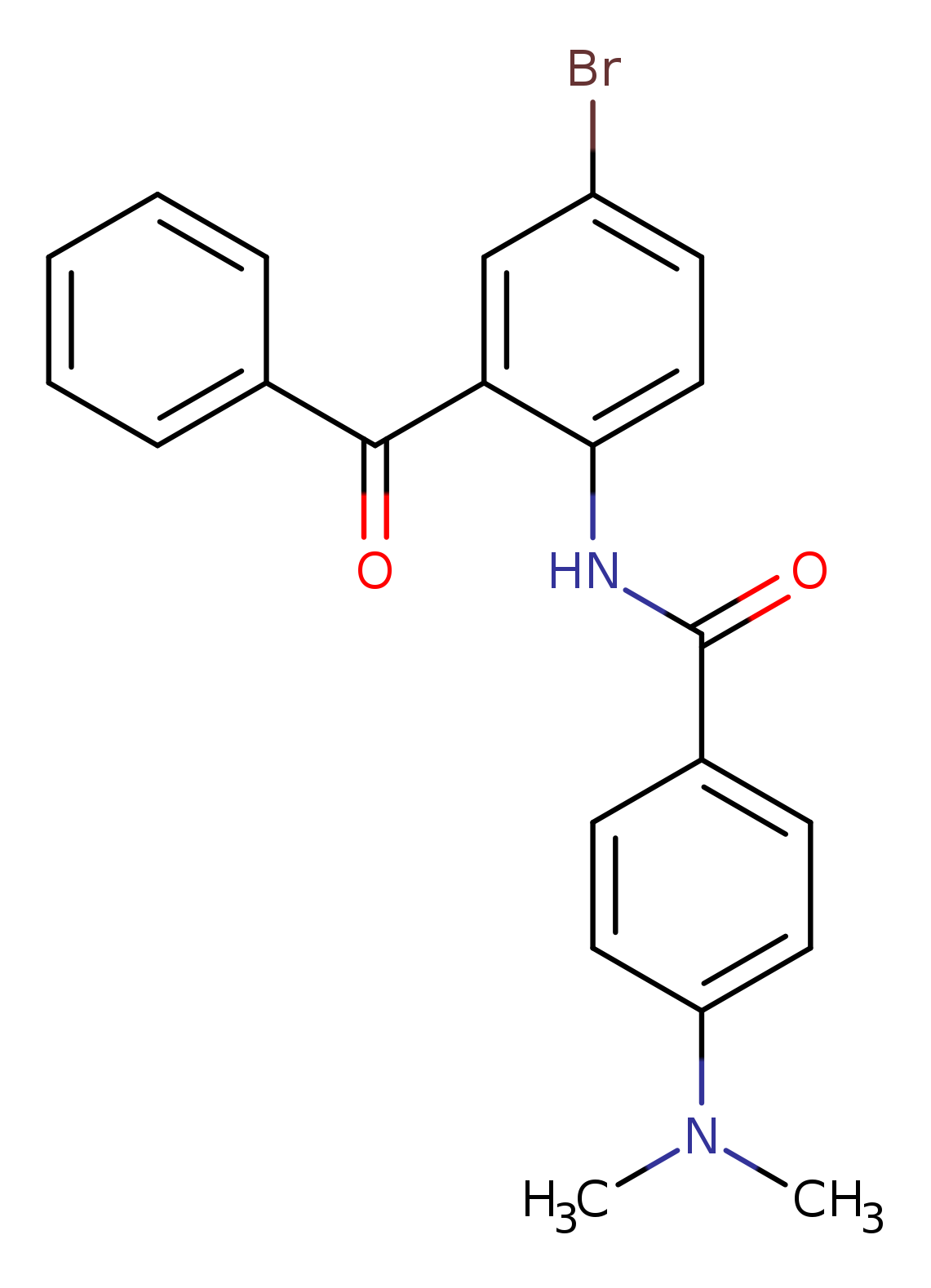 N-(2-benzoyl-4-bromophenyl)-4-(dimethylamino)benzamide