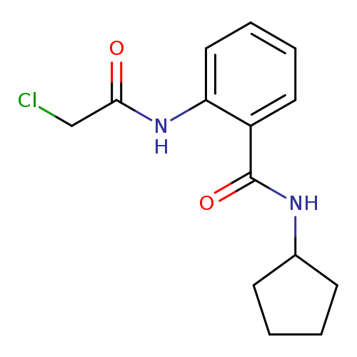 2-(2-chloroacetamido)-N-cyclopentylbenzamide