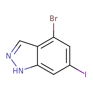 4-Bromo-6-iodo-1H-indazole