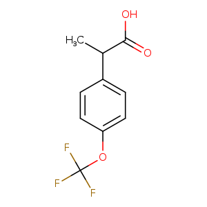 α-Methyl-4-(trifluoromethoxy)benzeneacetic acid