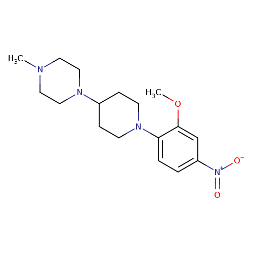 1-(1-(2-methoxy-4-nitrophenyl)piperidin-4-yl)-4-methylpiperazine