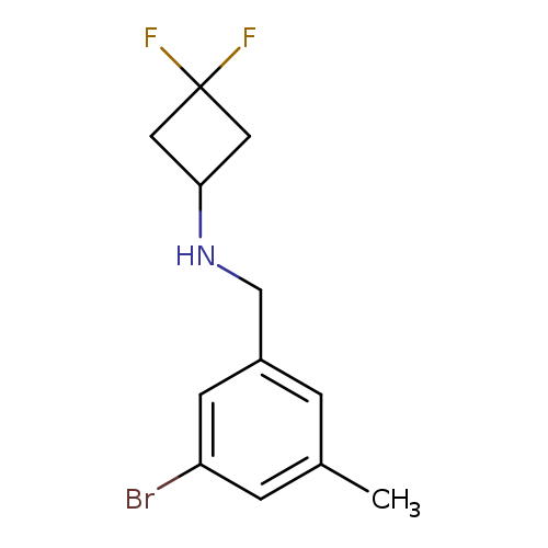 N-(3-Bromo-5-methylbenzyl)-3,3-difluorocyclobutanamine