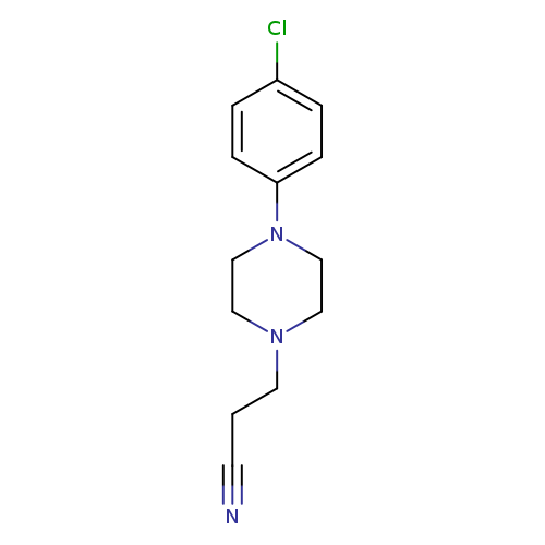 3-[4-(4-chlorophenyl)piperazin-1-yl]propanenitrile