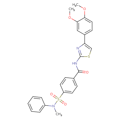 N-[4-(3,4-dimethoxyphenyl)-1,3-thiazol-2-yl]-4-[methyl(phenyl)sulfamoyl]benzamide