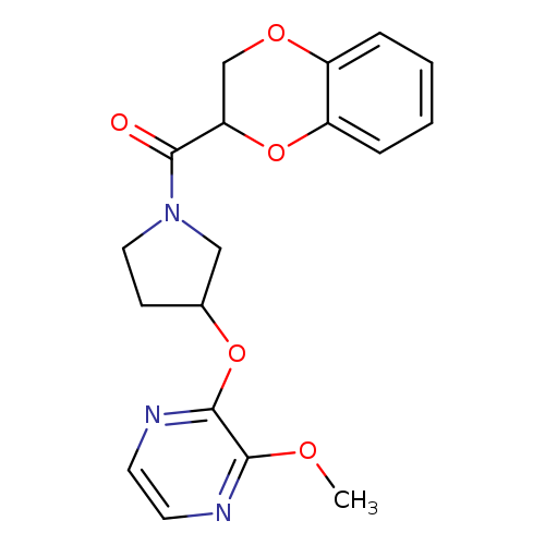 2-{[1-(2,3-dihydro-1,4-benzodioxine-2-carbonyl)pyrrolidin-3-yl]oxy}-3-methoxypyrazine