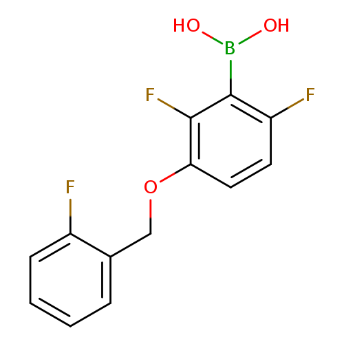 2,6-Difluoro-3-(2'-fluorobenzyloxy)phenylboronic acid