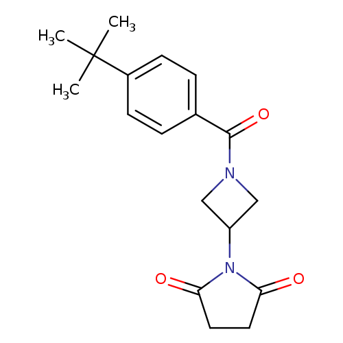 1-[1-(4-tert-butylbenzoyl)azetidin-3-yl]pyrrolidine-2,5-dione