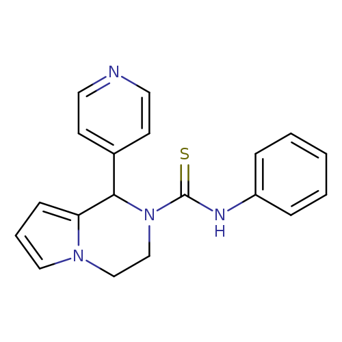 N-phenyl-1-(pyridin-4-yl)-1H,2H,3H,4H-pyrrolo[1,2-a]pyrazine-2-carbothioamide