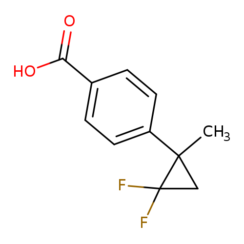4-(2,2-difluoro-1-methylcyclopropyl)benzoic acid