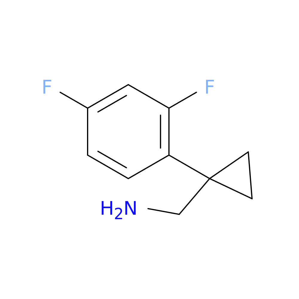 (1-(2,4-Difluorophenyl)cyclopropyl)methanamine