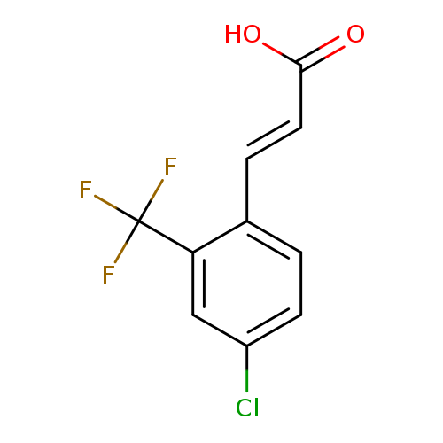(E)-3-(4-chloro-2-(trifluoromethyl)phenyl)acrylic acid
