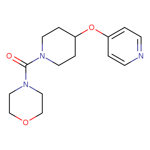 4-[4-(pyridin-4-yloxy)piperidine-1-carbonyl]morpholine
