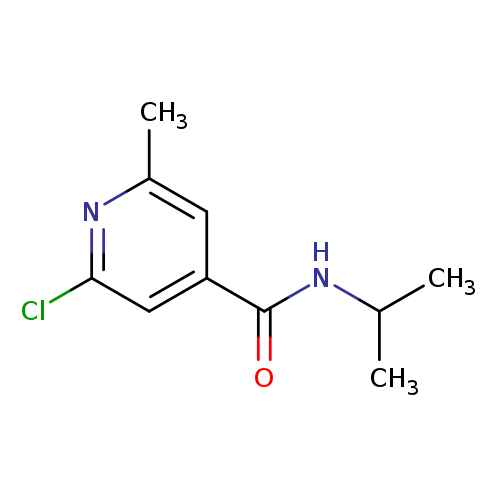 2-Chloro-6-methyl-n-(propan-2-yl)pyridine-4-carboxamide