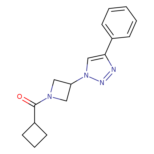 1-(1-cyclobutanecarbonylazetidin-3-yl)-4-phenyl-1H-1,2,3-triazole
