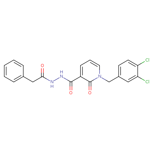 N'-{1-[(3,4-dichlorophenyl)methyl]-2-oxo-1,2-dihydropyridine-3-carbonyl}-2-phenylacetohydrazide
