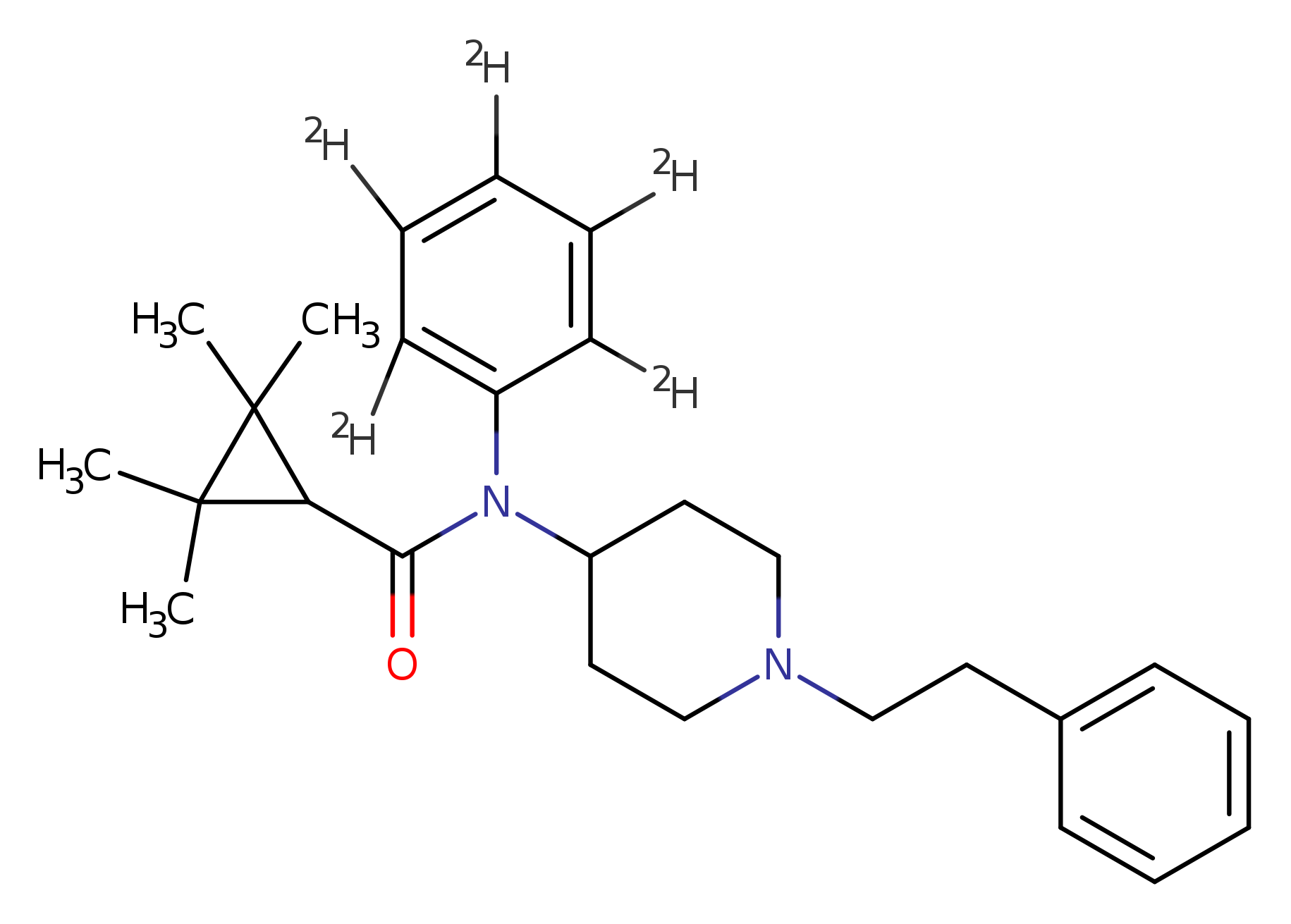 2,2,3,3-tetramethyl-N-(1-phenethylpiperidin-4-yl)-N-(phenyl-d5)cyclopropane-1-carboxamide