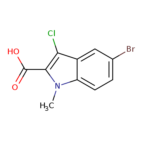 5-bromo-3-chloro-1-methyl-1H-indole-2-carboxylic acid