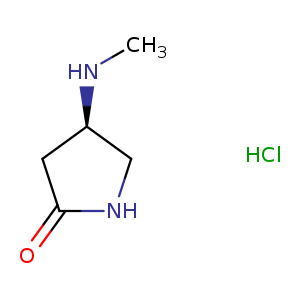 (4R)-4-(methylamino)pyrrolidin-2-one;hydrochloride