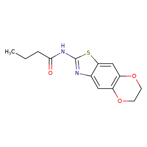 N-{10,13-dioxa-4-thia-6-azatricyclo[7.4.0.0^{3,7}]trideca-1,3(7),5,8-tetraen-5-yl}butanamide