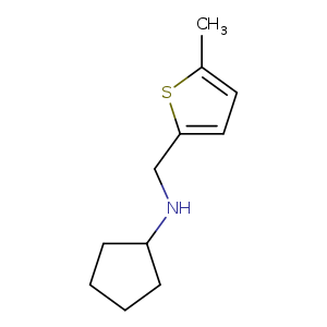 N-[(5-METHYL-2-THIENYL)METHYL]CYCLOPENTANAMINE