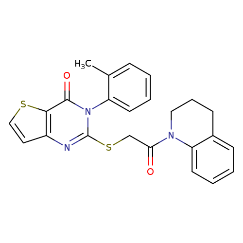 3-(2-methylphenyl)-2-{[2-oxo-2-(1,2,3,4-tetrahydroquinolin-1-yl)ethyl]sulfanyl}-3H,4H-thieno[3,2-d]pyrimidin-4-one