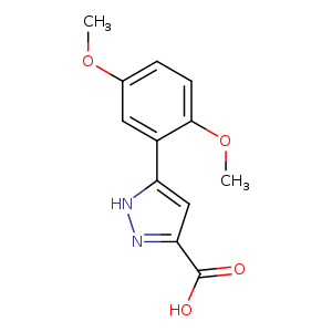 5-(2,5-Dimethoxyphenyl)-1h-pyrazole-3-carboxylic acid
