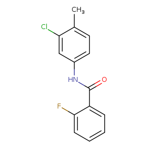 N-(3-chloro-4-methylphenyl)-2-fluorobenzamide