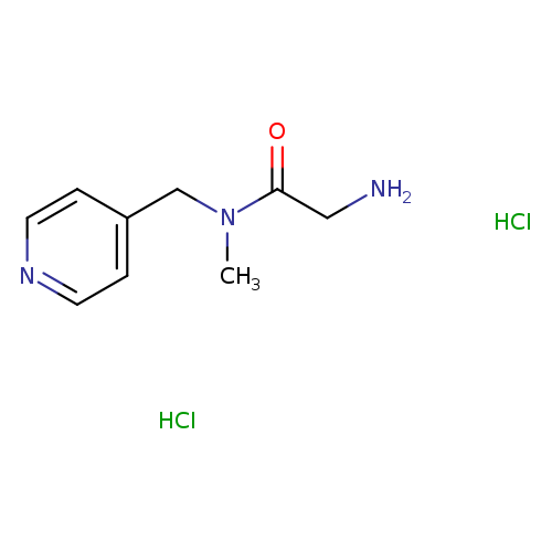 2-amino-N-methyl-N-(pyridin-4-ylmethyl)acetamide dihydrochloride