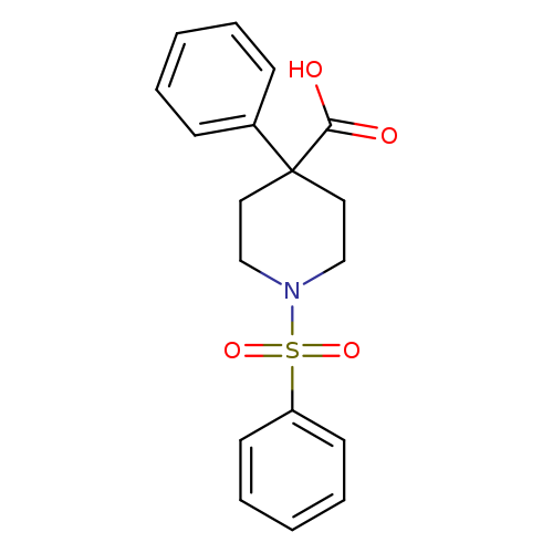 4-Piperidinecarboxylic acid, 4-phenyl-1-(phenylsulfonyl)-