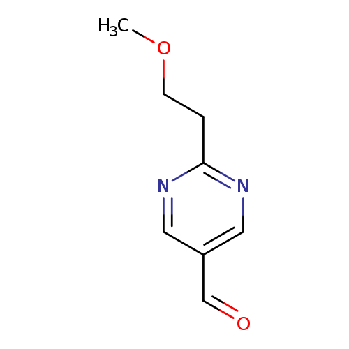 2-(2-Methoxyethyl)pyrimidine-5-carbaldehyde