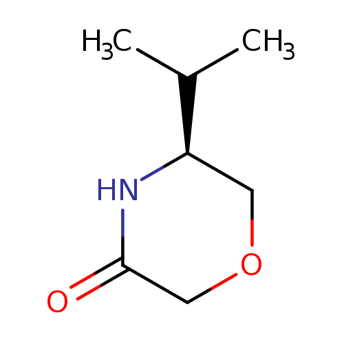 3-Morpholinone, 5-(1-methylethyl)-, (5S)-