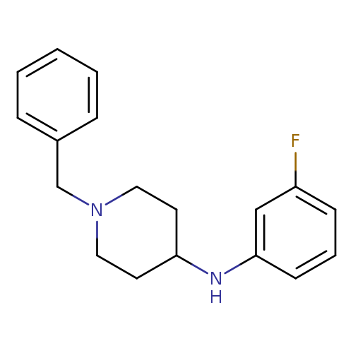 N-(3-fluorophenyl)-1-(phenylmethyl)-4-piperidinamine