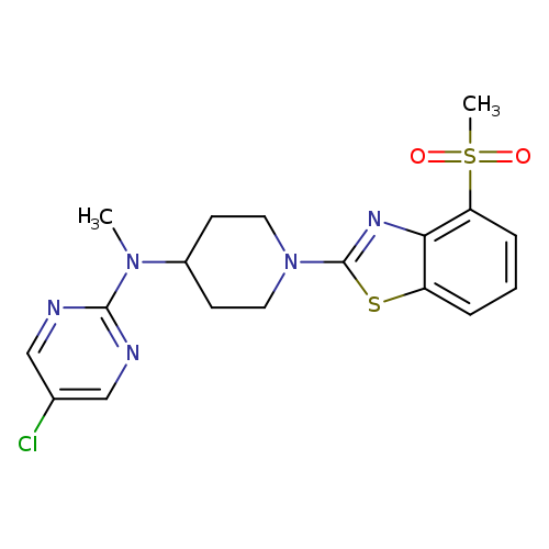 5-chloro-N-[1-(4-methanesulfonyl-1,3-benzothiazol-2-yl)piperidin-4-yl]-N-methylpyrimidin-2-amine