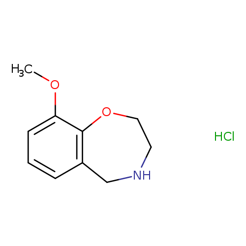9-methoxy-2,3,4,5-tetrahydro-1,4-benzoxazepine hydrochloride
