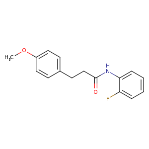 N-(2-fluorophenyl)-3-(4-methoxyphenyl)propanamide