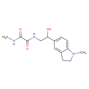 N'-[2-hydroxy-2-(1-methyl-2,3-dihydro-1H-indol-5-yl)ethyl]-N-methylethanediamide