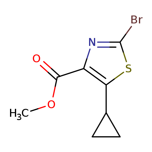 methyl 2-bromo-5-cyclopropyl-1,3-thiazole-4-carboxylate