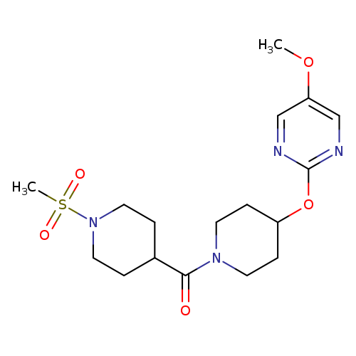 2-{[1-(1-methanesulfonylpiperidine-4-carbonyl)piperidin-4-yl]oxy}-5-methoxypyrimidine