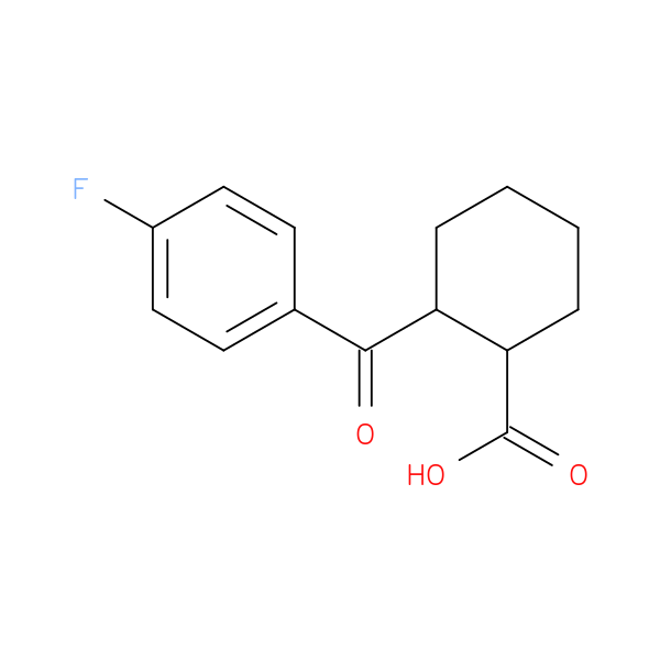 cis-2-(4-Fluorobenzoyl)cyclohexane-1-carboxylic acid
