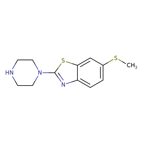 6-(Methylthio)-2-piperazin-1-yl-1,3-benzothiazole