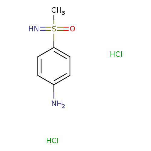 (4-aminophenyl)(imino)methyl-lambda6-sulfanonedihydrochloride