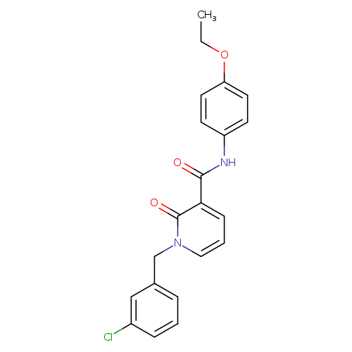 1-[(3-chlorophenyl)methyl]-N-(4-ethoxyphenyl)-2-oxo-1,2-dihydropyridine-3-carboxamide