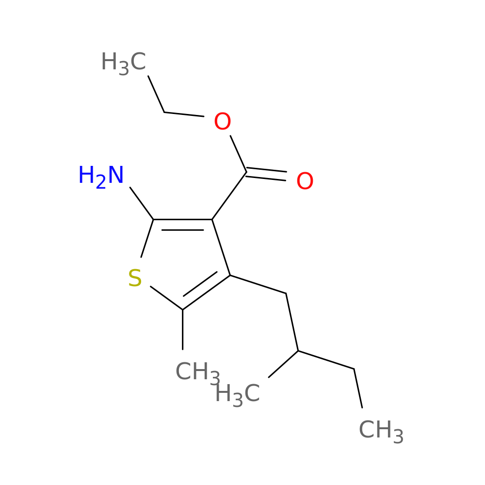 ethyl 2-amino-5-methyl-4-(2-methylbutyl)thiophene-3-carboxylate