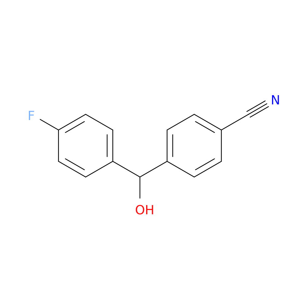 4-[(4-Fluorophenyl)(hydroxy)methyl]benzonitrile