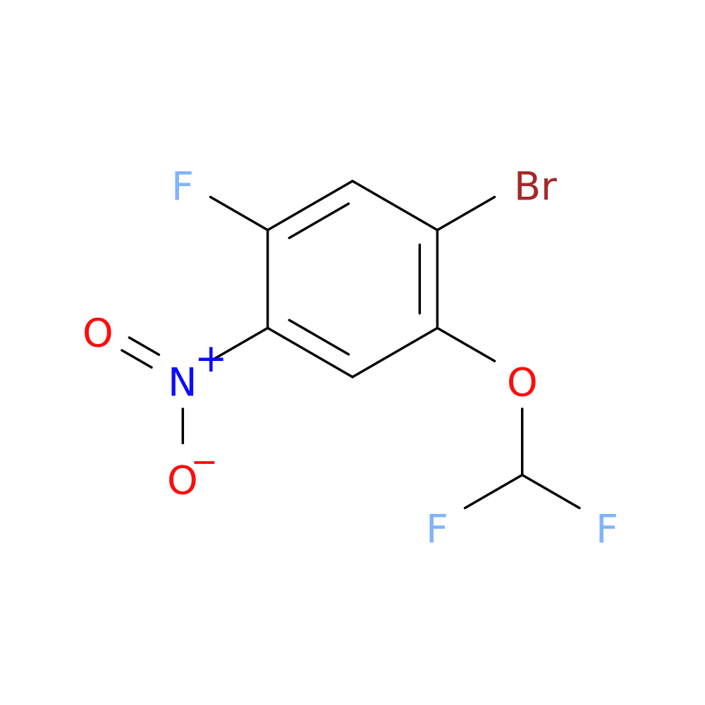 1-Bromo-2-(difluoromethoxy)-5-fluoro-4-nitro-benzene