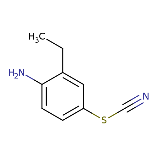 [(4-amino-3-ethylphenyl)sulfanyl]formonitrile